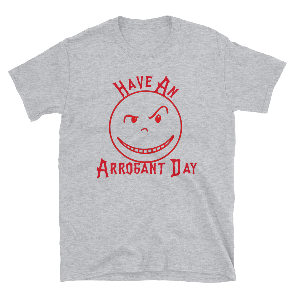 ***NEW*** ARROGANT DAY Short-Sleeve TwizzlerRed T-Shirt