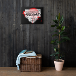 Unapologetically Arrogant Custom Canvas Art