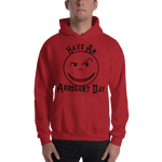 Have An Arrogant Day Red N Black Hoodie