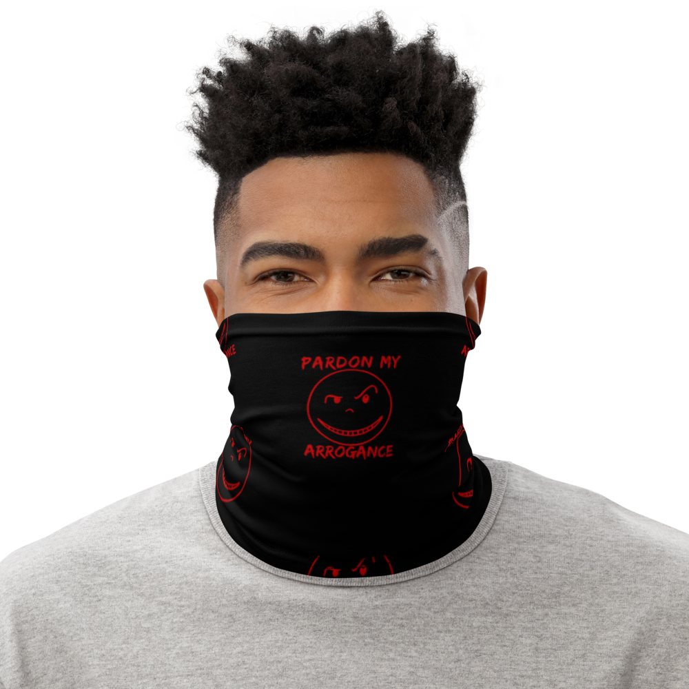 Black w/ Red LOGO Neck Gaiter