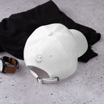 White N Black Dad hat