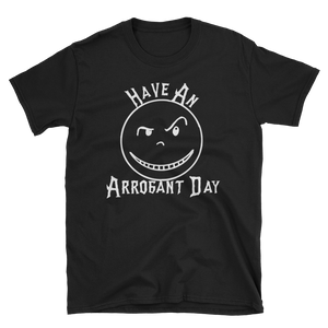 ***NEW*** ARROGANT DAY Short-Sleeve White T-Shirt