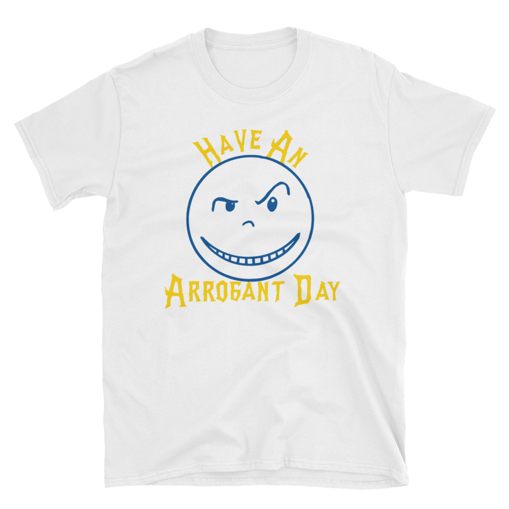 ***NEW*** ARROGANT DAY Short-Sleeve Blue Hen T-Shirt