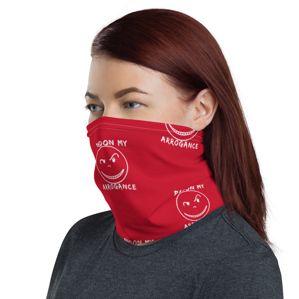 Red N White Neck Gaiter