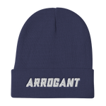 CHISEL'D ARROGANT Embroidered Beanie Hat (4 colors)