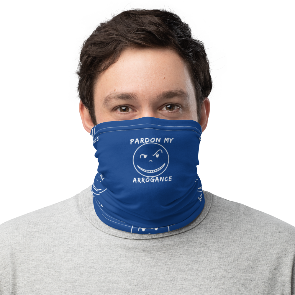 Blue N White Neck Gaiter