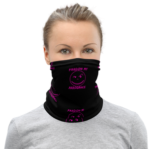 Black N Pink Neck Gaiter