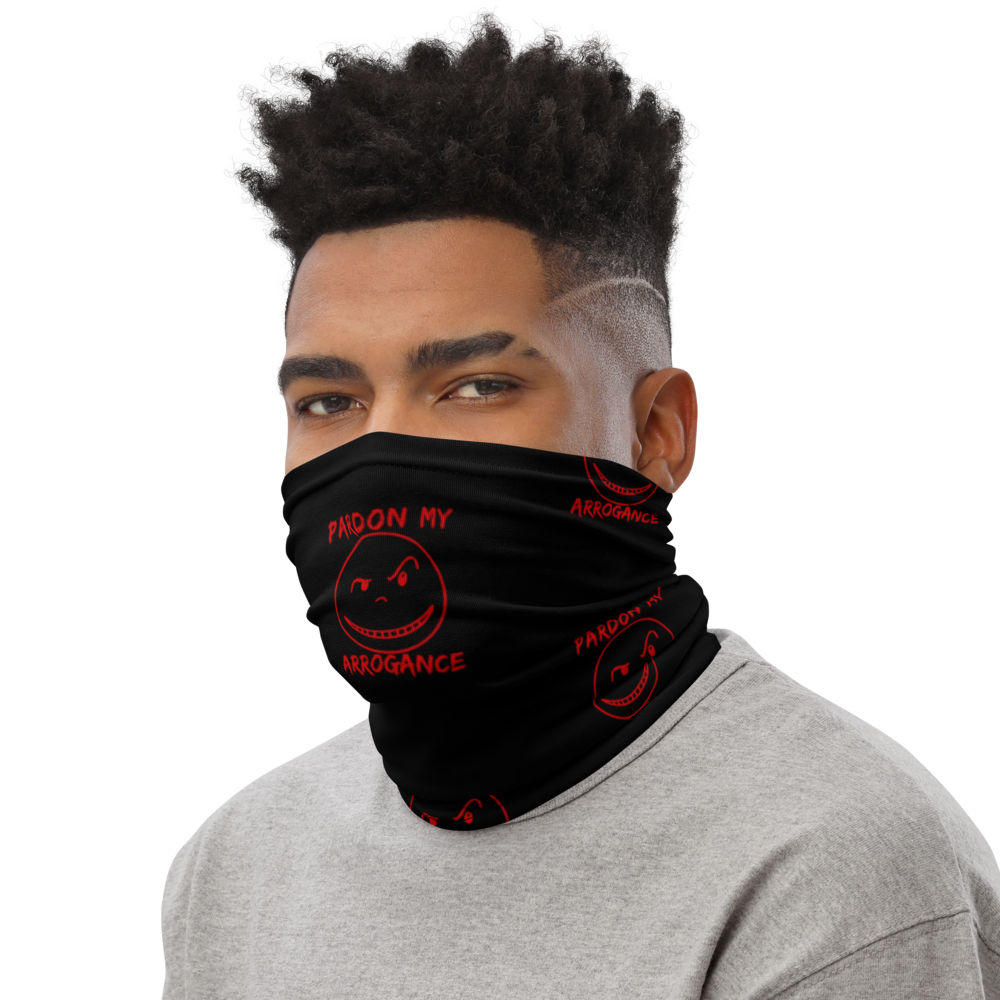 Black w/ Red LOGO Neck Gaiter