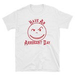 ***NEW*** ARROGANT DAY Short-Sleeve TwizzlerRed T-Shirt