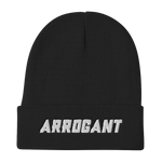 CHISEL'D ARROGANT Embroidered Beanie Hat (4 colors)