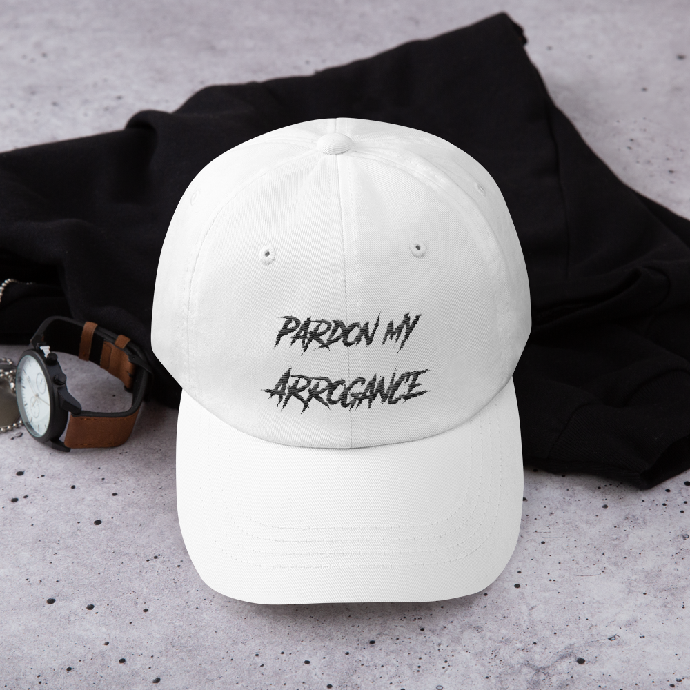 White N Black Dad hat