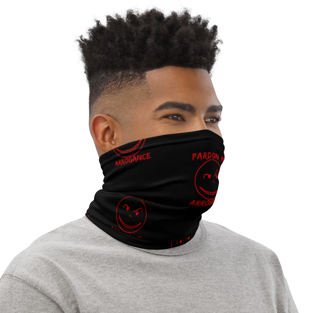 Black w/ Red LOGO Neck Gaiter