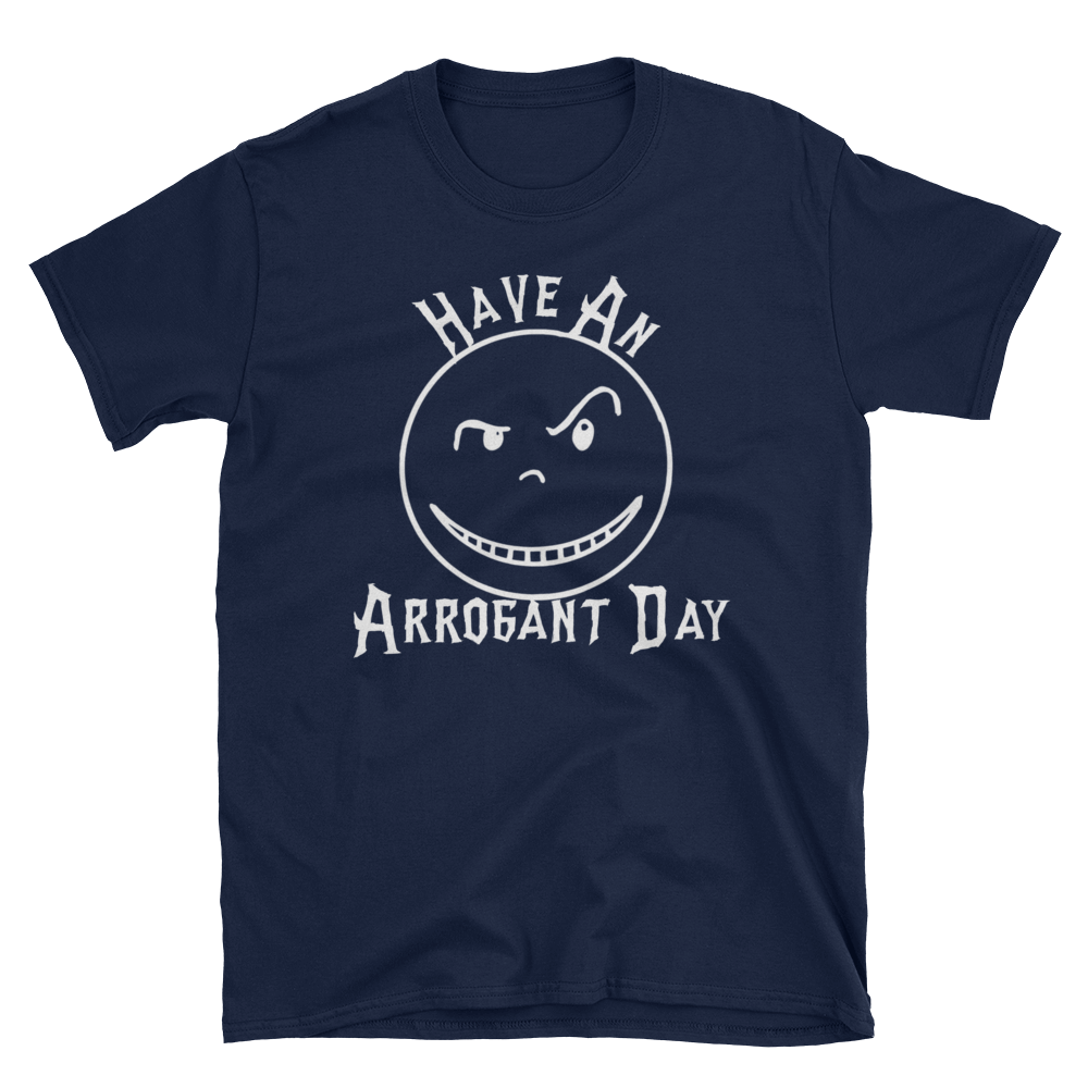 ***NEW*** ARROGANT DAY Short-Sleeve White T-Shirt