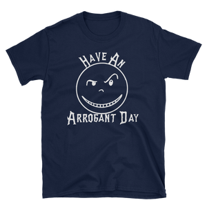 ***NEW*** ARROGANT DAY Short-Sleeve White T-Shirt