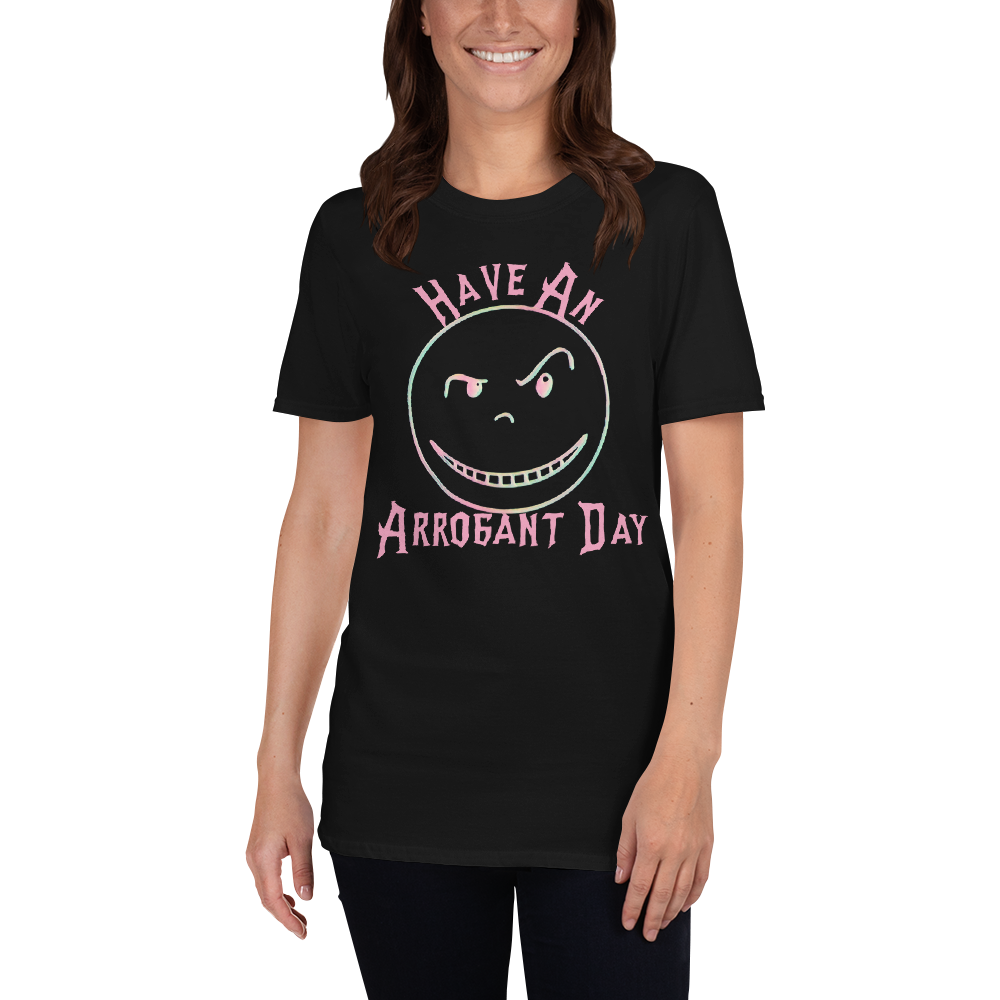 ***NEW*** LADIES ARROGANT DAY Short-Sleeve Pink Sherbert T-Shirt