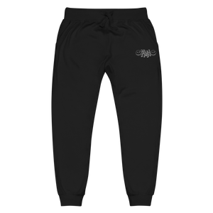 White Smiley PMA Joggers