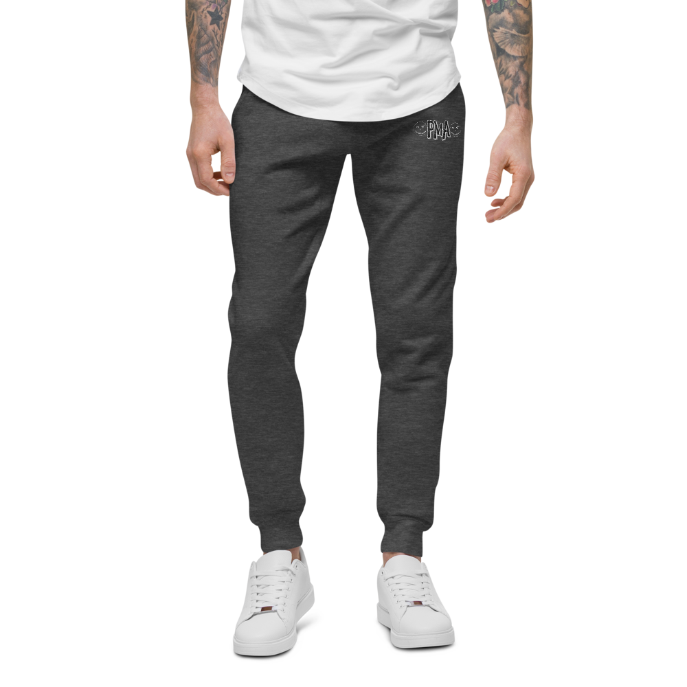 White Smiley PMA Joggers