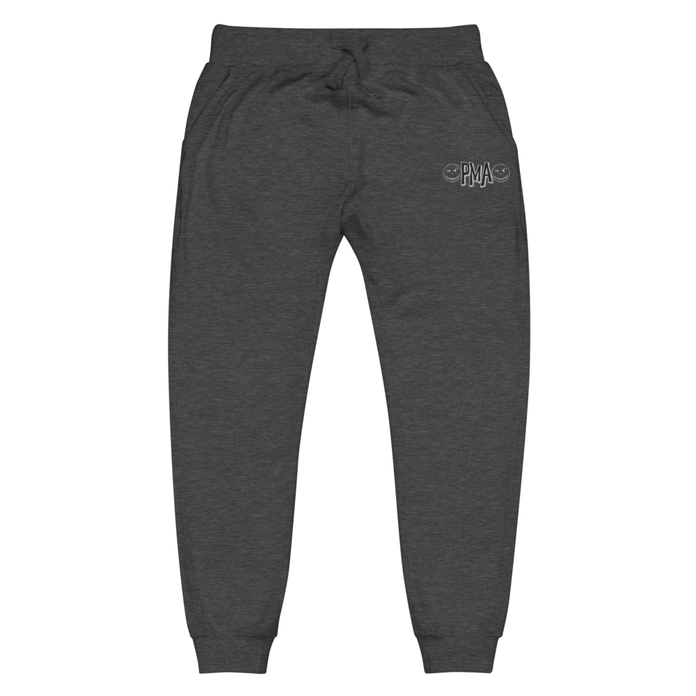 White Smiley PMA Joggers