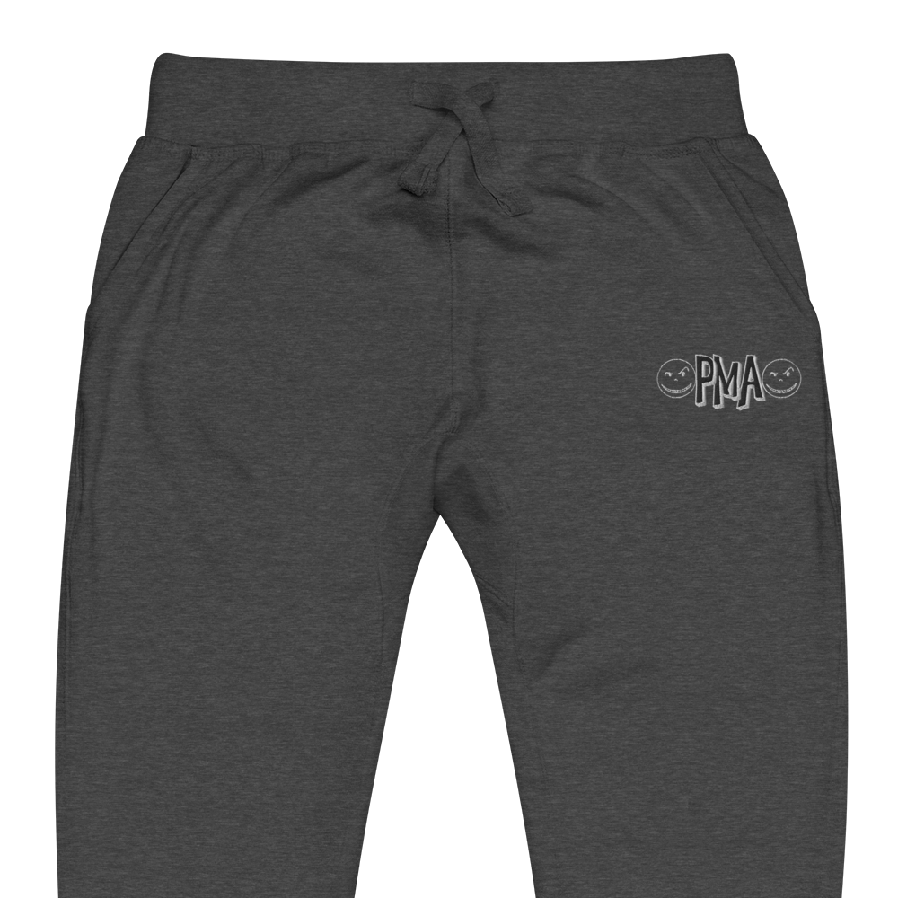 White Smiley PMA Joggers